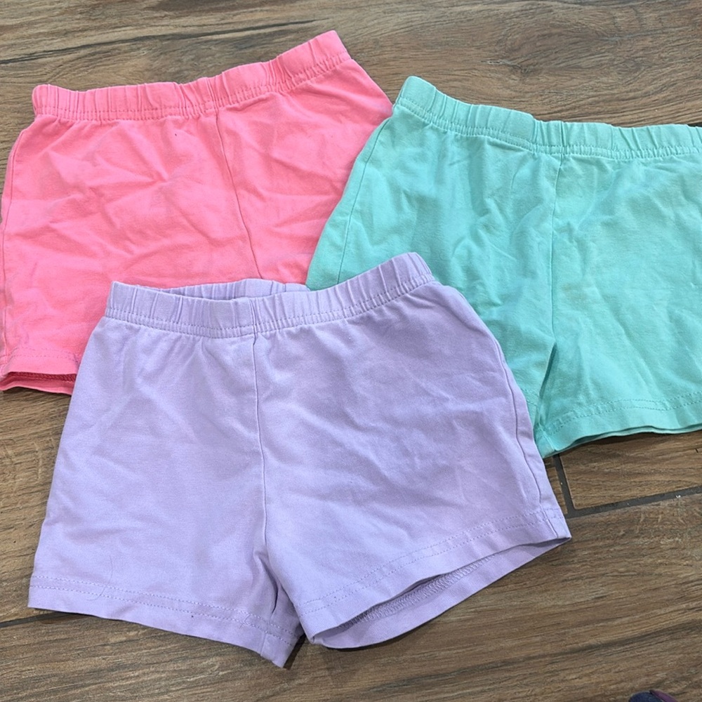 Set of three Carters playground shorts